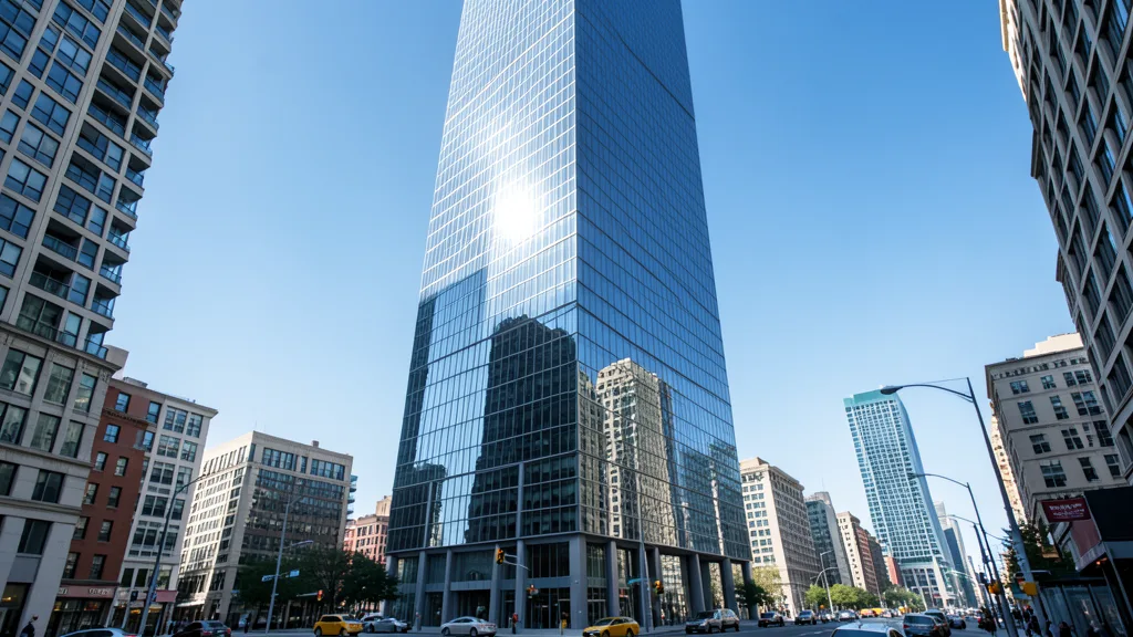 Original source image — Urban architecture photo transformed into cyberpunk neon cityscape