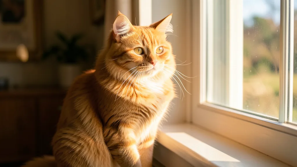 Original source image — Cat portrait rendered as classical Vermeer-style Renaissance oil painting